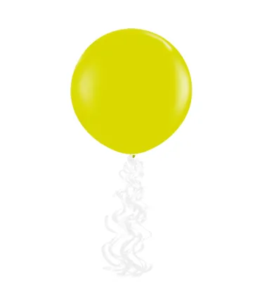 White Balloon Foil Spiral - Pack of 6
