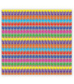 Fashion Multicolor Wave Pattern Foil Backdrop 100cm X 200cm 1 pc