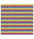 Multicolor Gradient with Star Pattern Foil Backdrop 100cm X 200cm 1 pc