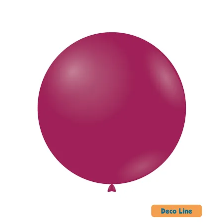26" Deep Magenta 218 Rocca Decorator Line Latex Balloons bag of 2pcs
