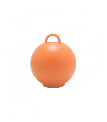 Orange Plastic Bubble Balloon Weight 75 g