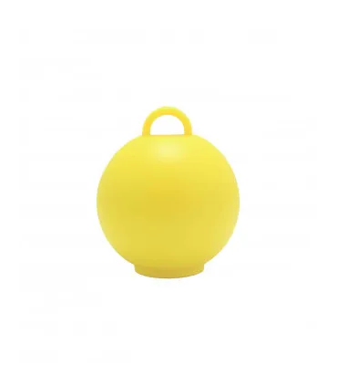 Yellow Plastic Bubble Balloon Weight 75 g