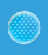 Deco B-Loon 24" Polka Dots Light Blue Print 1pc