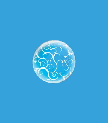 Deco B-Loon 10" White Print Watermark 5pcs