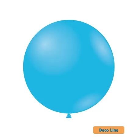 26" Deep Sky Blue 238 Rocca Decorator Line Latex Balloons bag of 2pcs