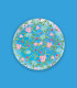 Deco B-Loon 24" Print Flowers Pastel Colors CMYK