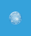 Deco B-loon Print Snowflakes 10" 5pcs