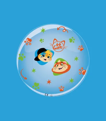 License B-Loon Print 44 Cats 18" - 45cm