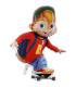 Mylar Alvin SuperShape Skateboard h37" 1pc
