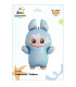 Mylar Angry Bunny Blue SuperShape h26" 1pc