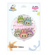 Mylar Angry Bunny Happy Birthday Pink Round 18" 1pc