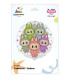 Mylar Angry Bunny Family Round 18" 1pc
