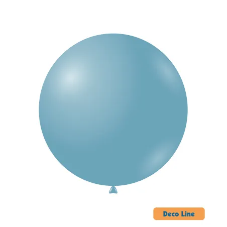 26" Steel Blue 254 Rocca Decorator Line Latex Balloons bag of 2pcs