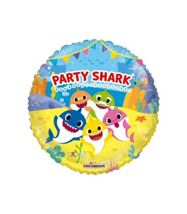 Mylar Family Baby Shark Round 18" 1pc