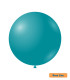 26" Ocean Blue 253 Rocca Decorator Line Latex Balloons bag of 2pcs