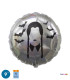 Mylar Bad Girl Silver Round MiniShape 9" cf. 5pcs