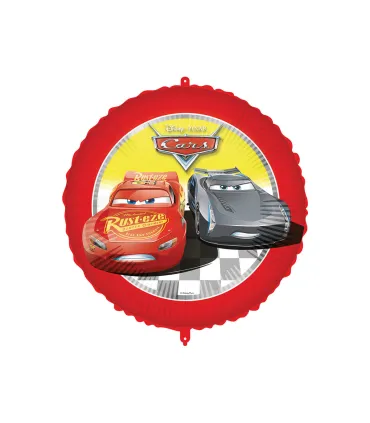 Mylar Cars Weight Round Ribbon 18" 1pc