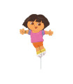 Mylar Dora L'Esploratrice MiniShape h9" pack 5pcs