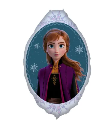 Mylar Frozen Anna SuperShape Mirror h35" 1pc