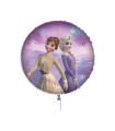 Mylar Frozen II Elsa and Anna Pesetto Round Ribbon 18" 1pc