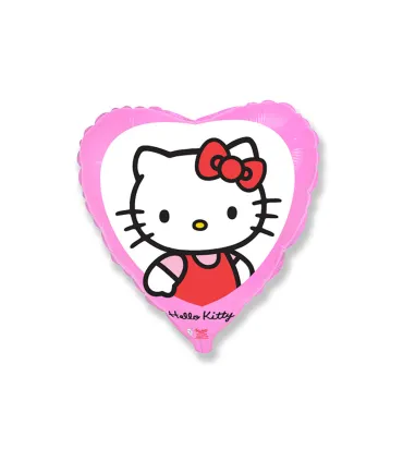 Mylar Hello Kitty Heart 18" 1pc