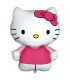Mylar Hello Kitty Fuchsia SuperShape h26" 1pc