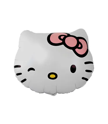 Mylar Hello Kitty Head MiniShape w10" pack 5pcs