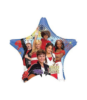 Mylar High School Musical Star 18" 1pc