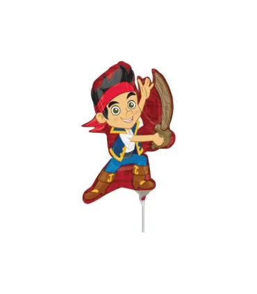 Mylar Jake the Pirate MiniShape h9" pack 5pcs