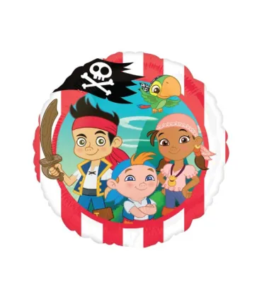 Mylar Round Jake the Pirate Round 18" 1pc