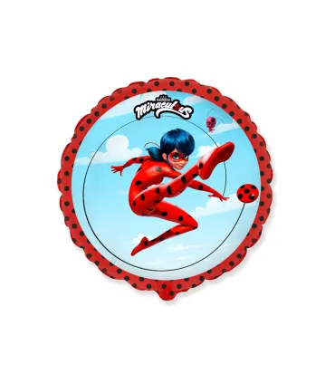 Mylar Ladybug Jump Round 18" 1pc