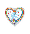Mylar My Little Pony Hugs Clouds Heart 18" 1pc