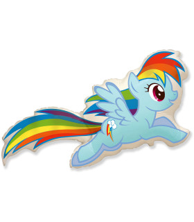 Mylar My Little Pony Rainbow Dash SuperShape w40" 1pc