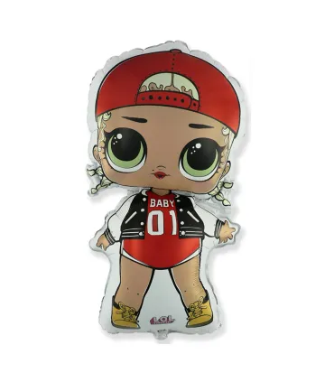 Mylar Lol Mc Swag SuperShape h33" 1pc