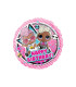 Mylar Lol Surprise Pink Happy Birthday Round 18" 1pc