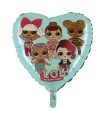 Mylar LOL Surprise Tiffany Heart 18" 1pc