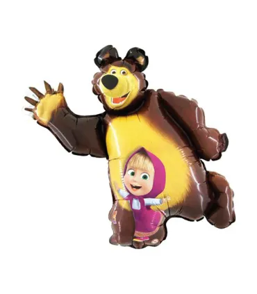 Mylar Masha and Bear Supershape h35" 1pc