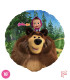 Mylar Masha and Round Bear 18" 1pc