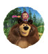 Mylar Masha and Round Bear 18" 1pc
