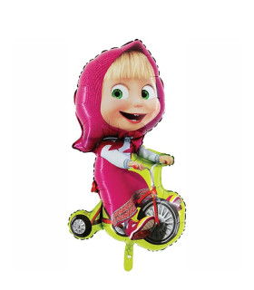 Mylar Masha SuperShape Bike h28" 1pc