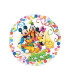 Mylar Mickey Mouse and Friends Happy Birthday Round 18" 1pc