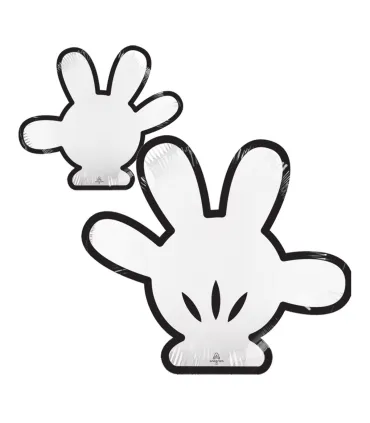 Mylar Mickey Mouse SuperShape Glove w28" 1pc