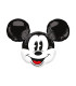 Mylar Mickey Mouse Retro Head SuperShape w28" 1pc