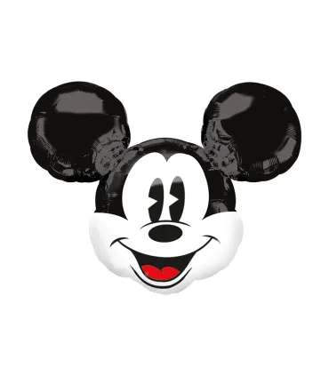Mylar Mickey Mouse Retro Head SuperShape w28" 1pc