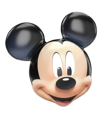 Mylar Mickey Mouse Head SuperShape h31" 1pc