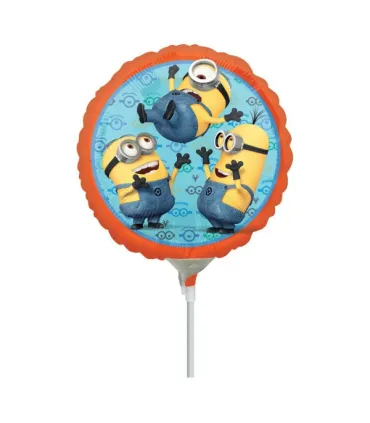Mylar Despicable Me Round MiniShape 9" pack 5pcs