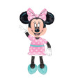 Mylar Minnie AirWalker h54" 1pc