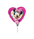 Mylar Minnie Heart MiniShape 9" pack 5pcs