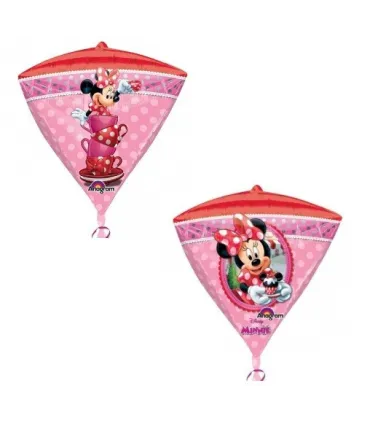 Mylar Minnie Diamond h17" 1pc