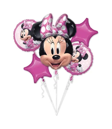 Mylar Minnie Forever Bouquet h26" 1pc